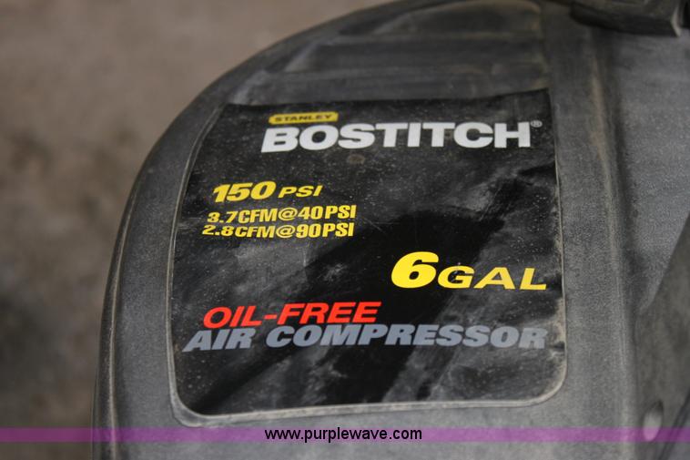 image for item V9436 Bostitch six gallon air compressor