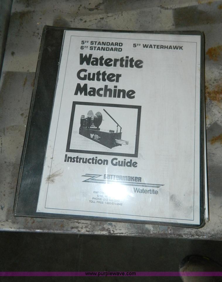 image for item Y9178 Watertite gutter former