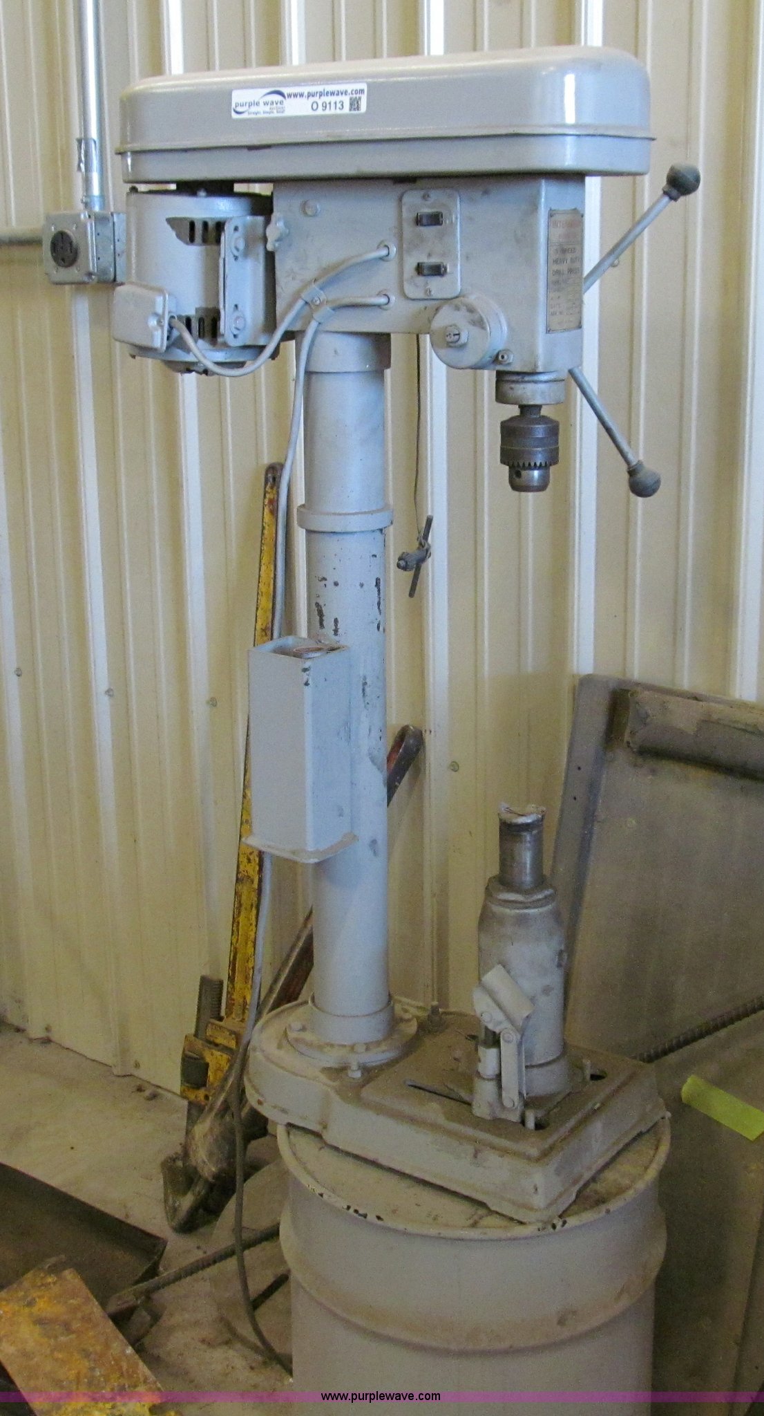 Intergram drill press in Fulton, MO Item O9113 sold Purple Wave