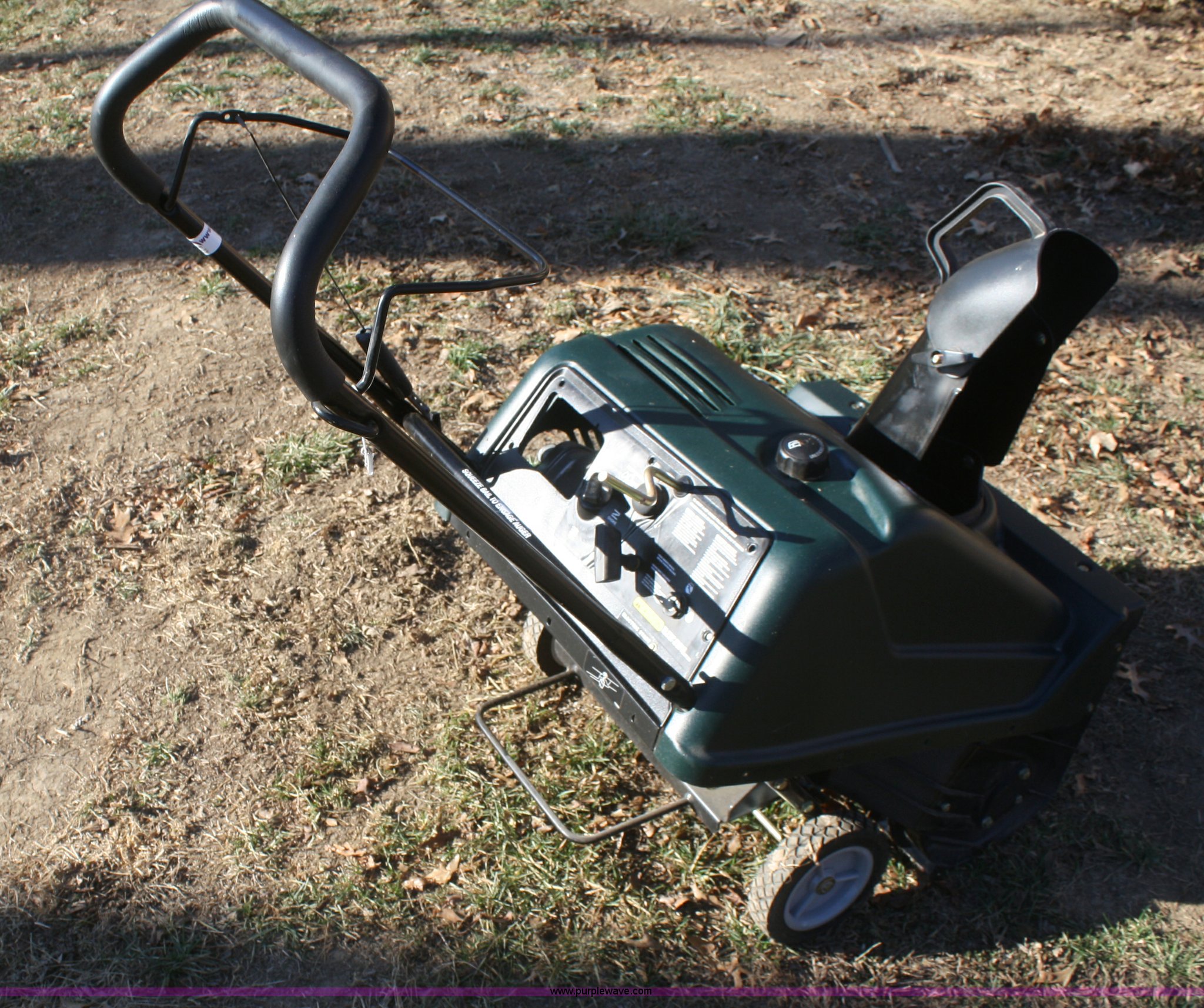 Craftsman 22" snow blower in Kansas City, KS Item O9867 sold Purple