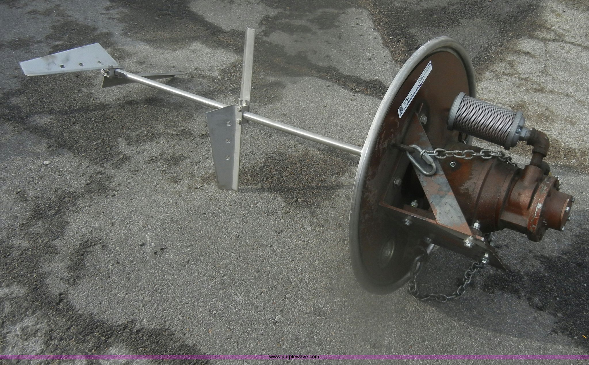 55 gallon drum mixer paddle in Olathe, KS Item T9553 sold Purple Wave