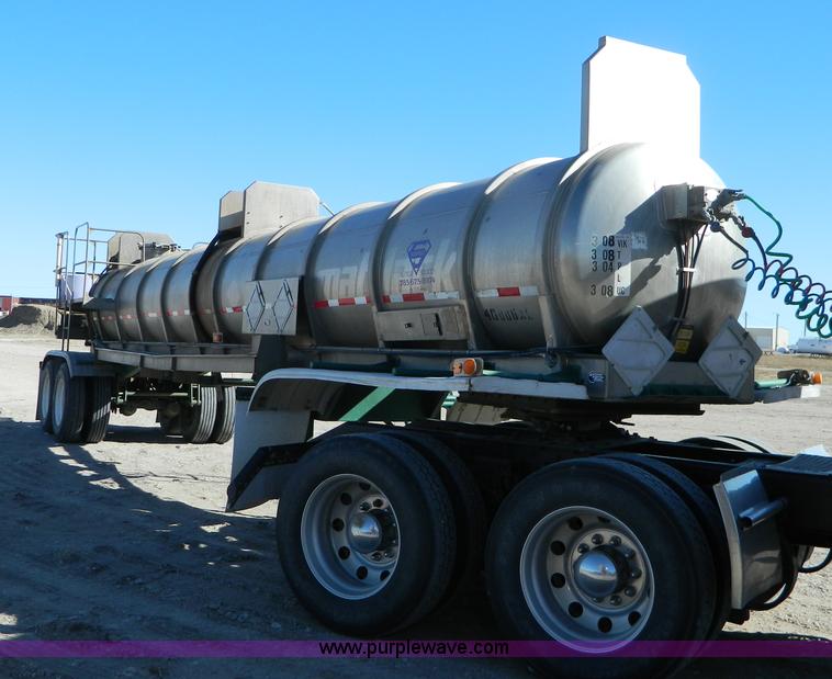 image for item B3977 1979 Brenner MC312 stainless tanker trailer