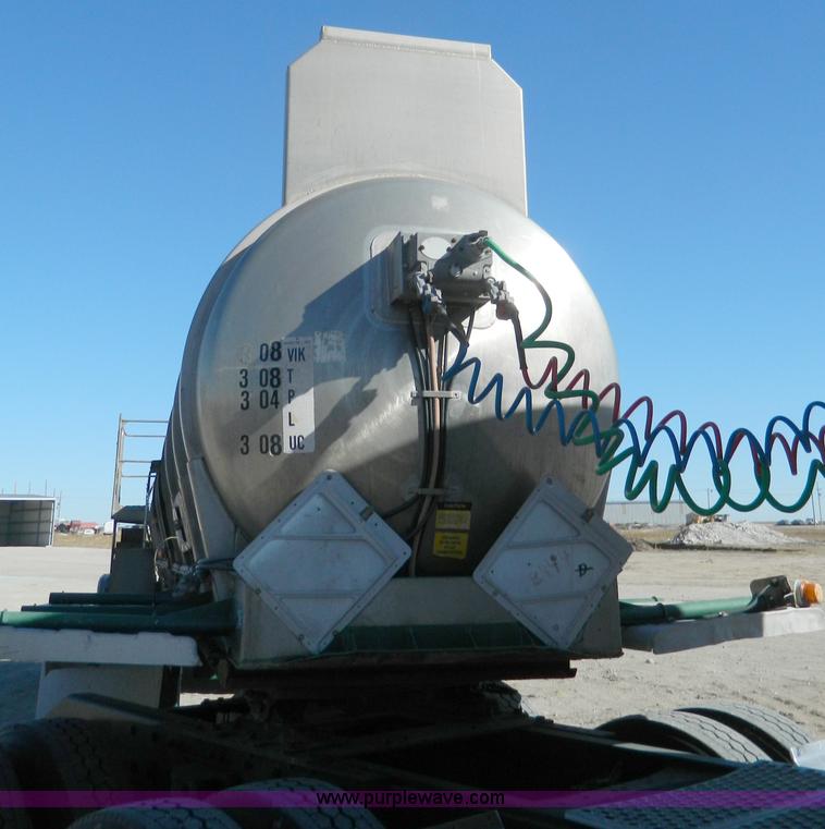 image for item B3977 1979 Brenner MC312 stainless tanker trailer