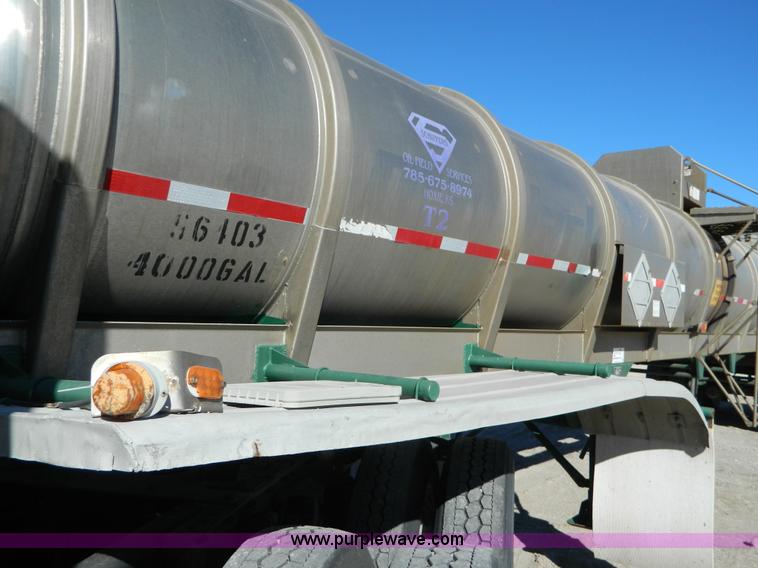 image for item B3977 1979 Brenner MC312 stainless tanker trailer