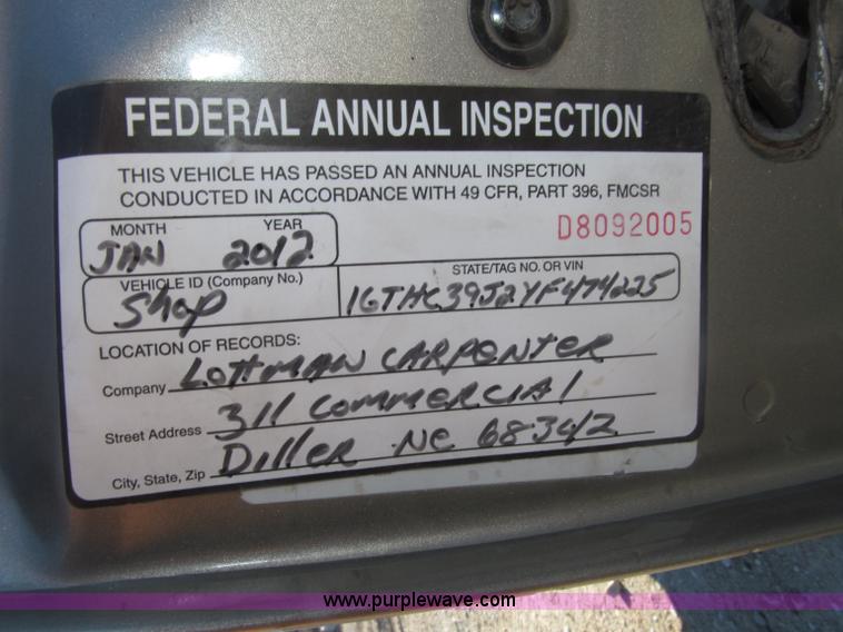 image for item B5295 2000 GMC Sierra Classic 3500 SLE extended cab pickup truck