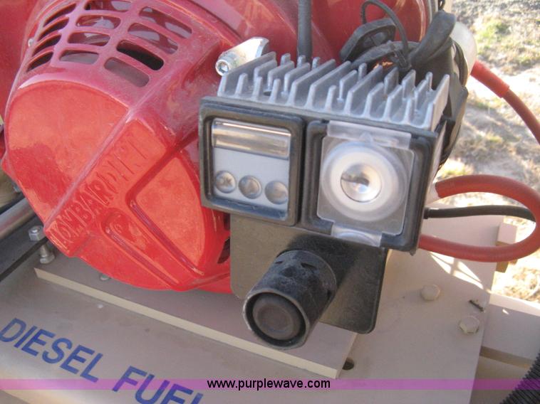 image for item B8479 2008 Ingersoll Rand diesel powered air compressor