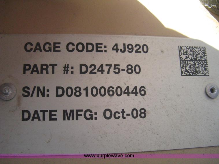 image for item B8479 2008 Ingersoll Rand diesel powered air compressor