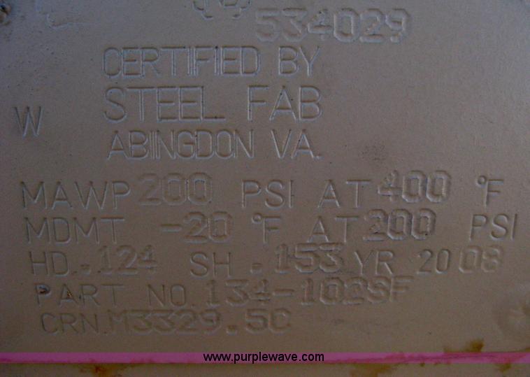 image for item B8479 2008 Ingersoll Rand diesel powered air compressor