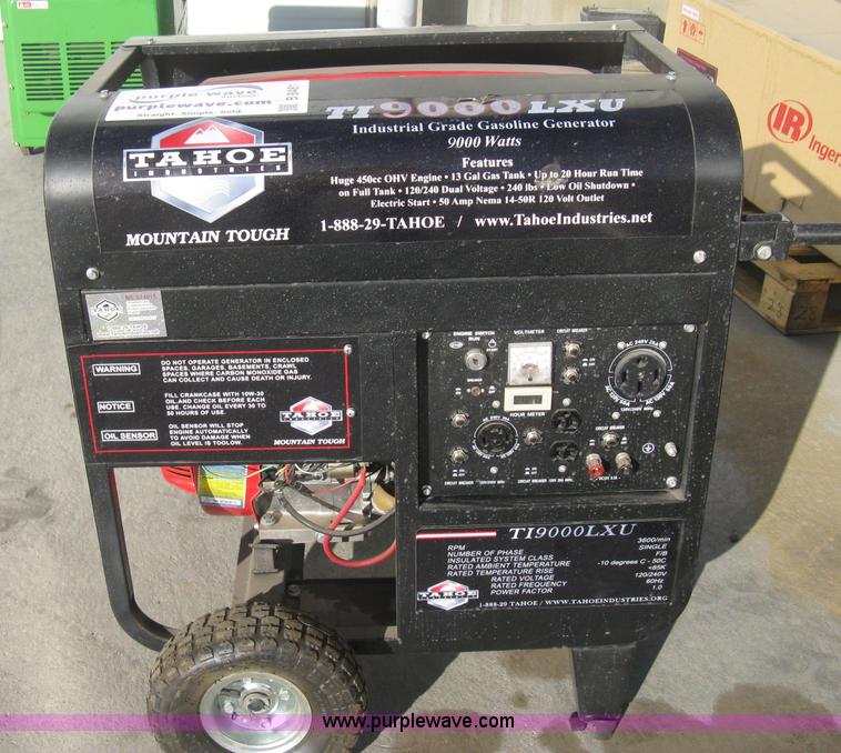 image for item B8481 Tahoe TI9000 LXU generator
