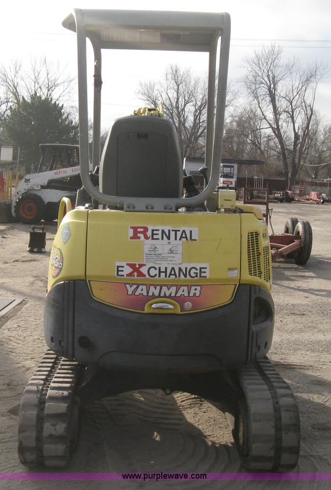 image for item B8498 2007 Yanmar VIO20 mini excavator