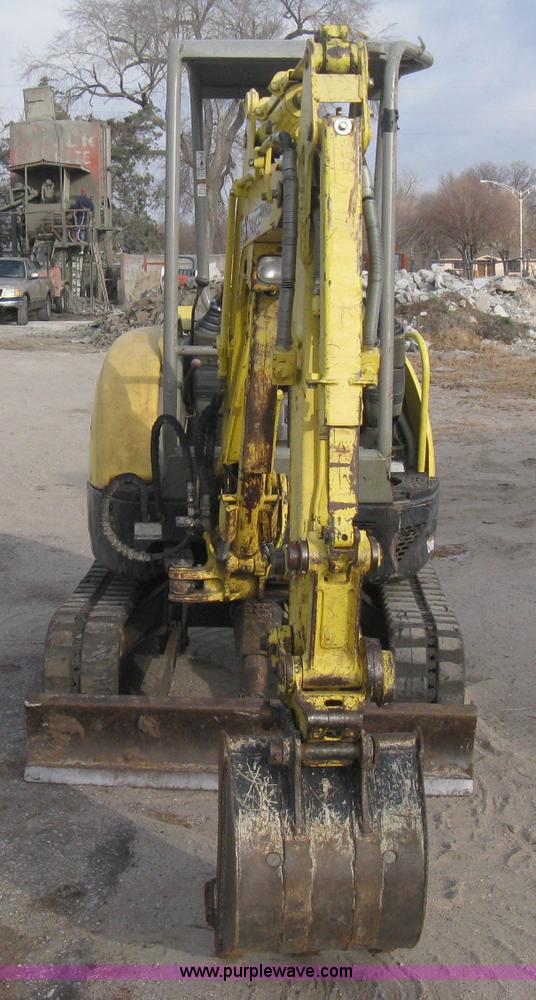 image for item B8498 2007 Yanmar VIO20 mini excavator