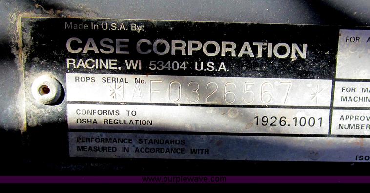 image for item C3588 2000 Case 1840 skid steer