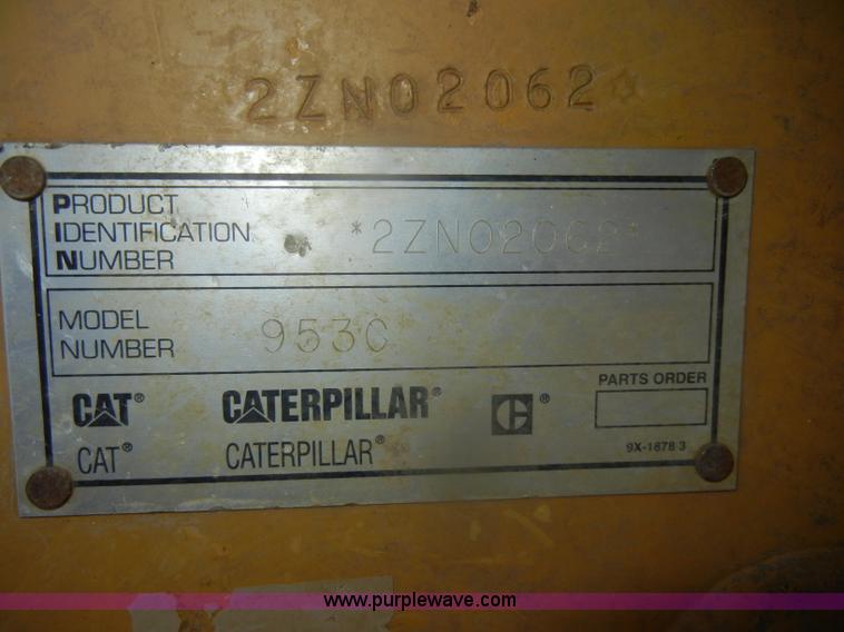 image for item D4534 1998 Caterpillar 953C track loader