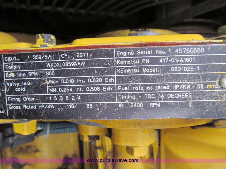 image for item E3579 1998 Komatsu WA180-3L wheel loader