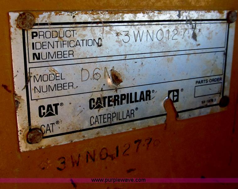 image for item E5730 1998 Caterpillar D6M XL dozer