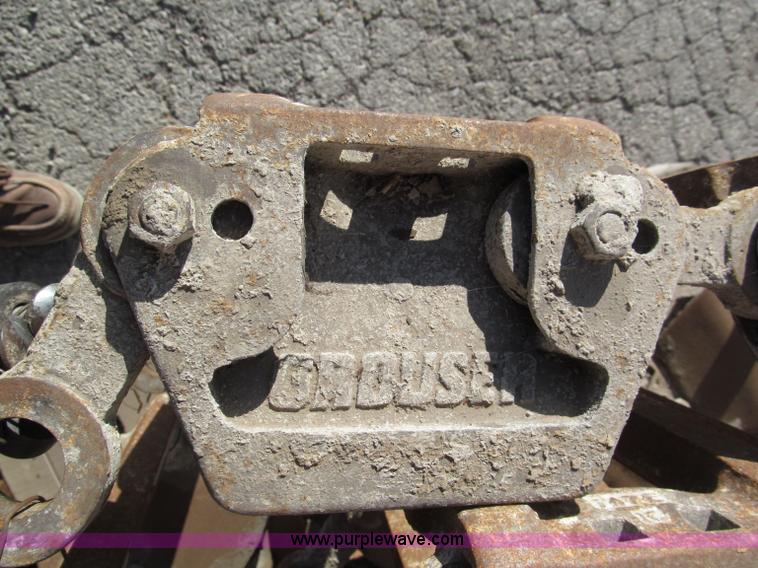 image for item E5742 Grouser steel skid steer tracks