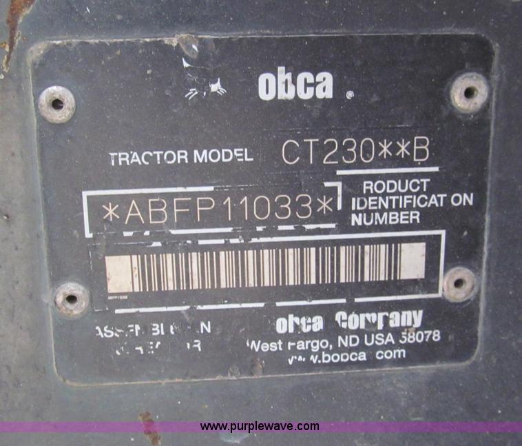 image for item E5768 2008 Bobcat CT230B tractor with loader