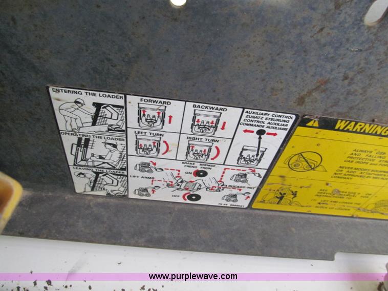 image for item E5769 1989 Bobcat 743 skid steer