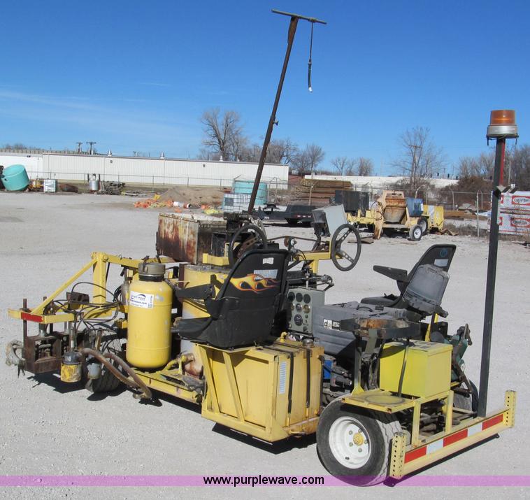 image for item E5786 600 lbs ride-on thermoplastic applicator