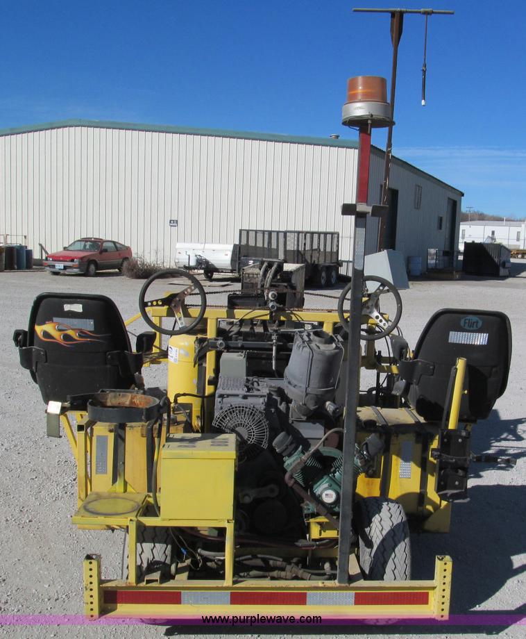 image for item E5786 600 lbs ride-on thermoplastic applicator