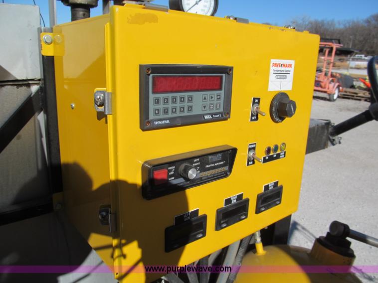 image for item E5787 Stimsonite Titan 1000D long line thermoplastic ride-on applicator with transport trailer