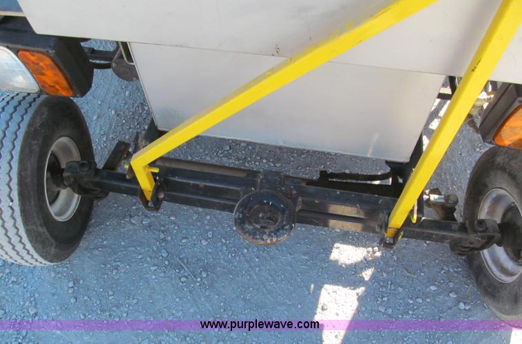 image for item E5787 Stimsonite Titan 1000D long line thermoplastic ride-on applicator with transport trailer