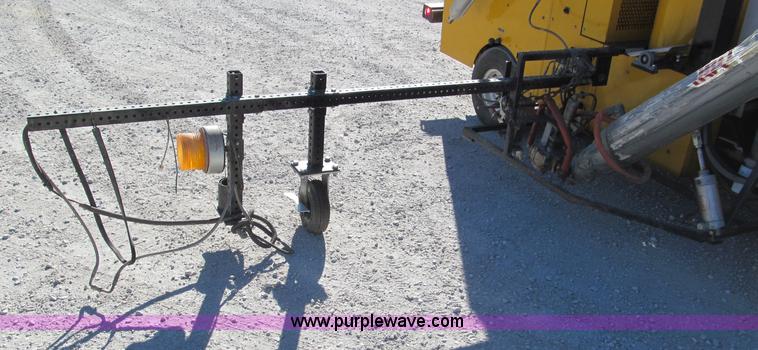 image for item E5787 Stimsonite Titan 1000D long line thermoplastic ride-on applicator with transport trailer