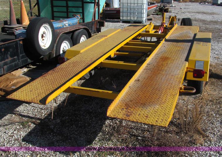 image for item E5787 Stimsonite Titan 1000D long line thermoplastic ride-on applicator with transport trailer