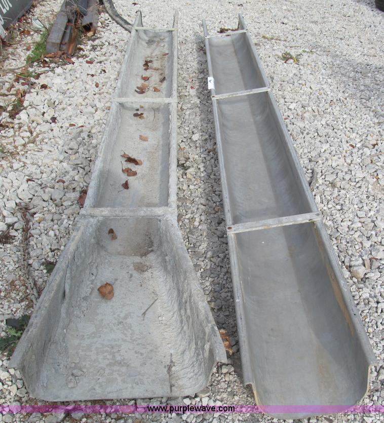 (2) 12' aluminum concrete chutes in Lone Jack, MO Item E5815 sold