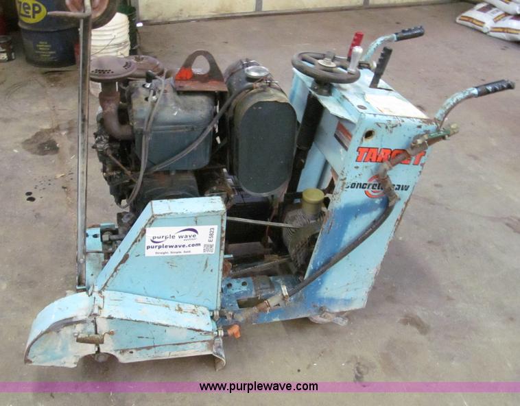 image for item E5823 Target walk behind concrete saw