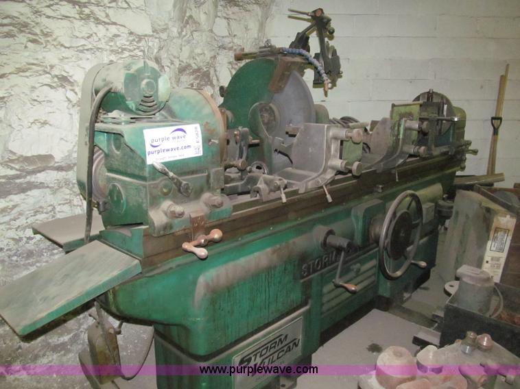 image for item E5828 Storm Vulcan crank shaft grinder lathe