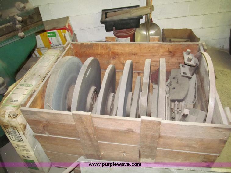 image for item E5828 Storm Vulcan crank shaft grinder lathe