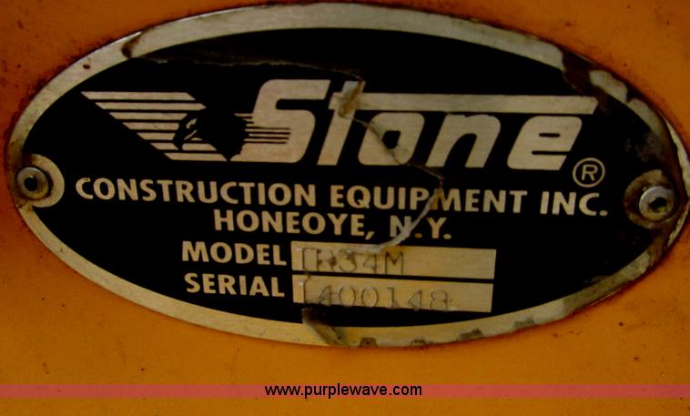 image for item E5829 Stone Bulldog walk-behind trench compactor