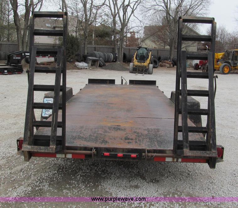 image for item E5852 1999 Buck 20' equipment trailer
