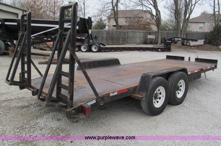 image for item E5852 1999 Buck 20' equipment trailer