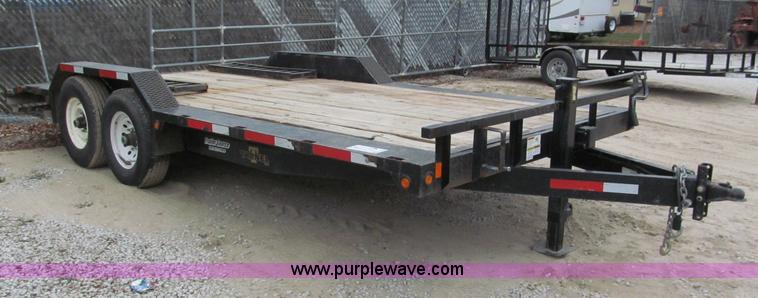 image for item E5853 2009 Long Tarnel 18' equipment trailer