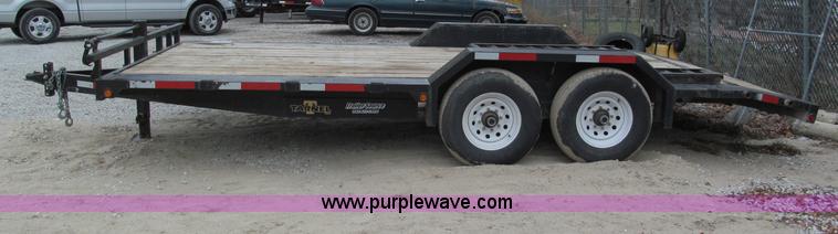 image for item E5853 2009 Long Tarnel 18' equipment trailer
