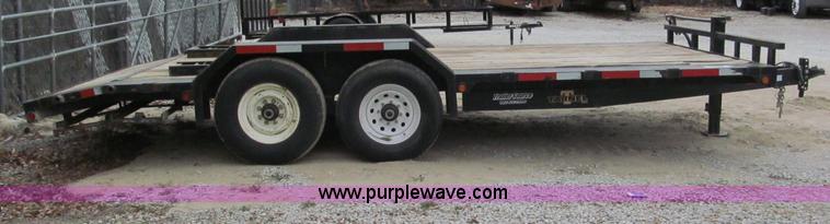 image for item E5853 2009 Long Tarnel 18' equipment trailer