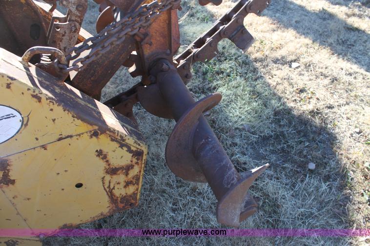 image for item E8247 1971 Case Davis Roadrunner trencher
