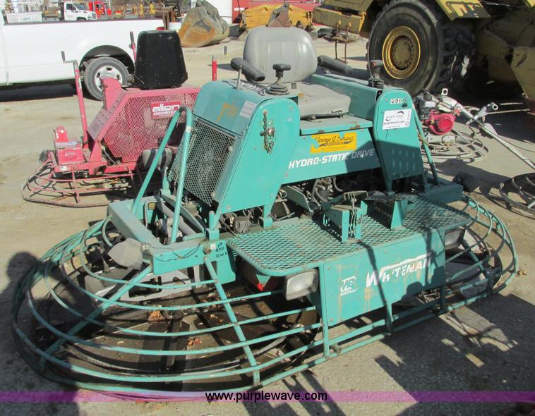 image for item F4047 Whiteman 10' ride-on power trowel