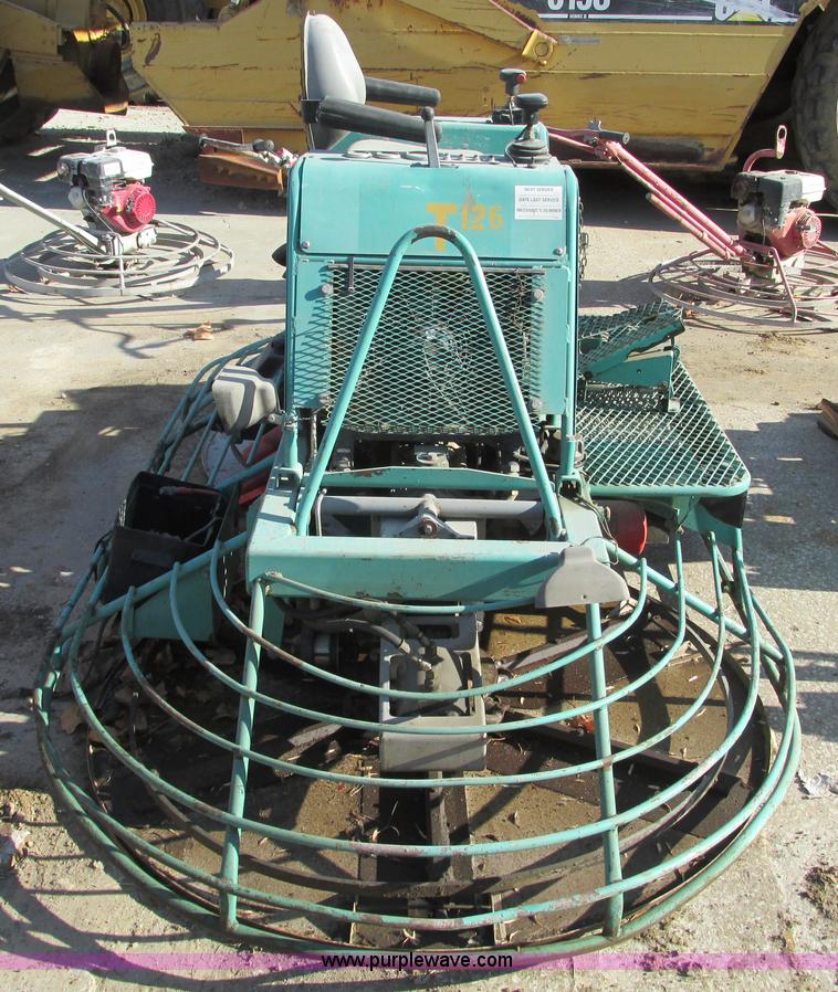 image for item F4047 Whiteman 10' ride-on power trowel