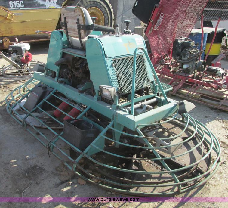 image for item F4047 Whiteman 10' ride-on power trowel
