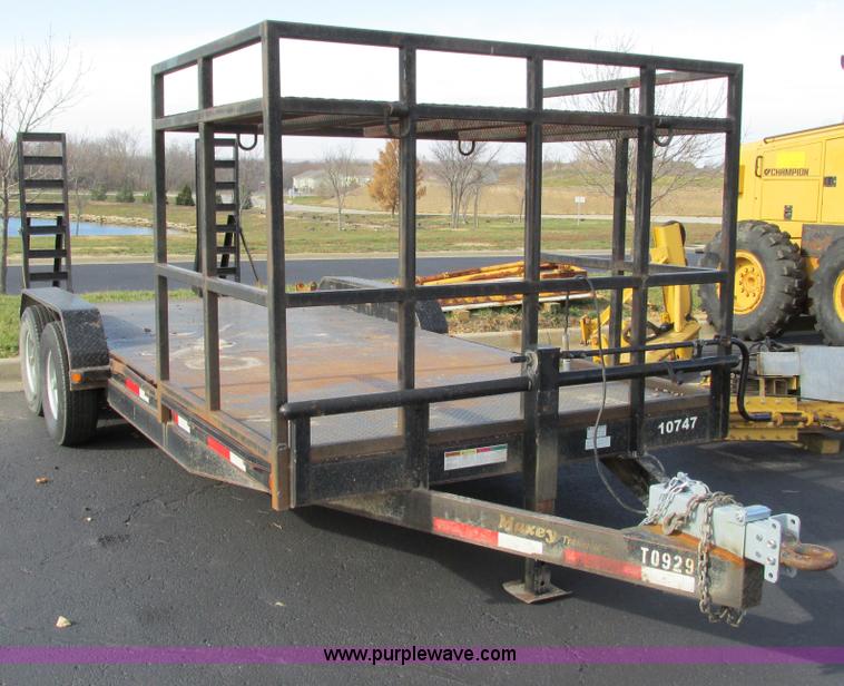 image for item F4055 2008 Maxey 20' car hauler trailer