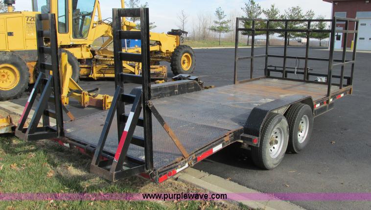 image for item F4055 2008 Maxey 20' car hauler trailer