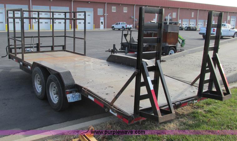image for item F4055 2008 Maxey 20' car hauler trailer