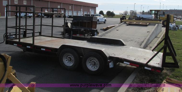 image for item F4055 2008 Maxey 20' car hauler trailer