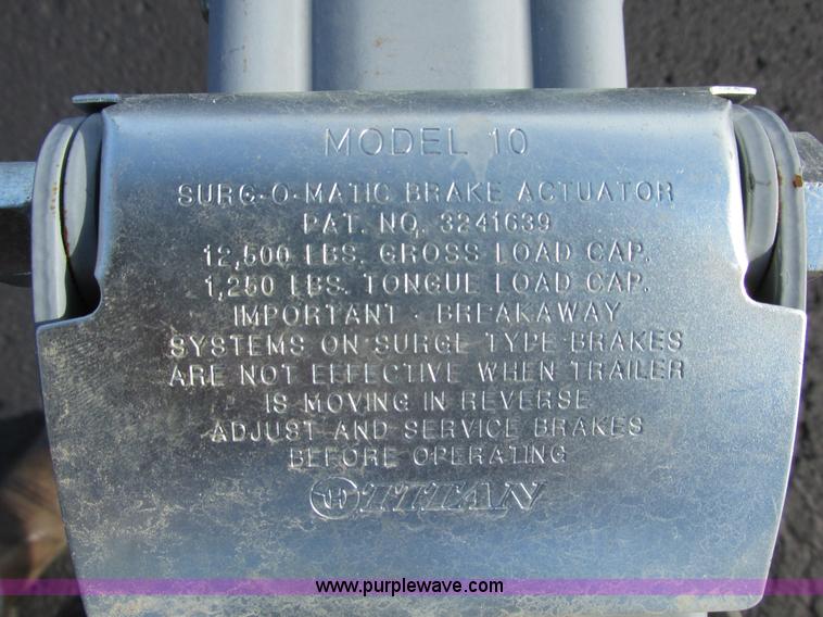 image for item F4055 2008 Maxey 20' car hauler trailer