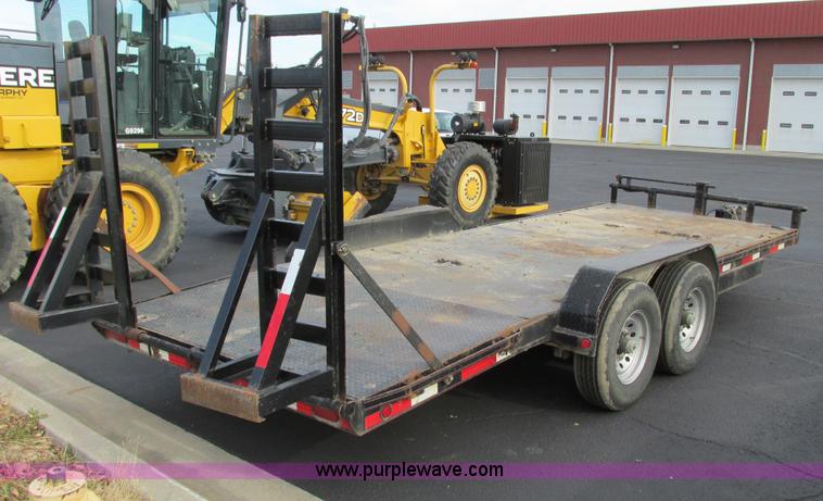 image for item F4057 2008 Maxey 20' car hauler trailer