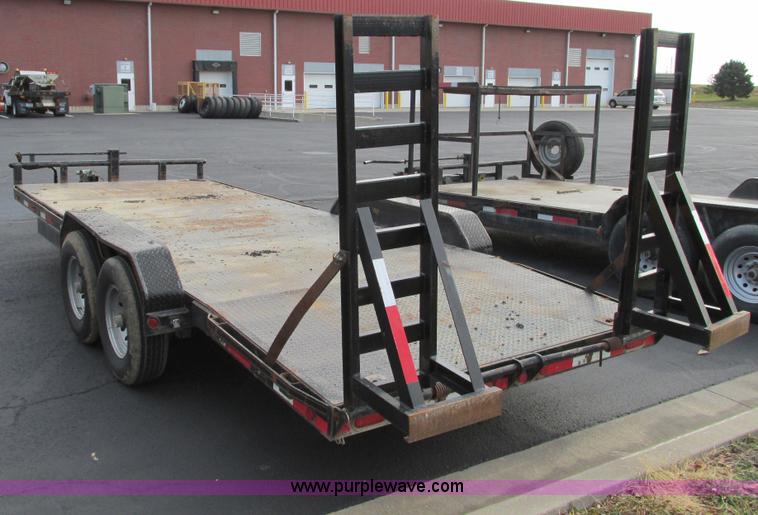 image for item F4057 2008 Maxey 20' car hauler trailer