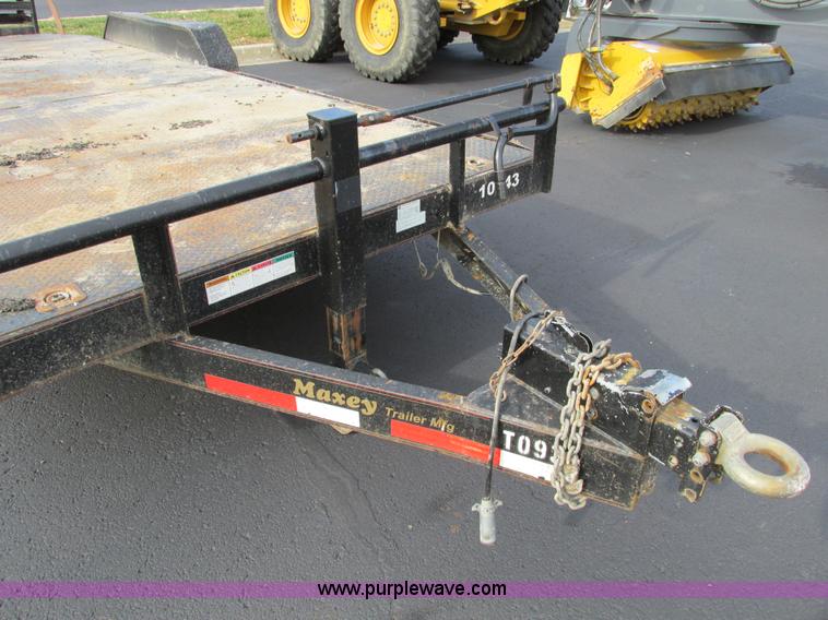 image for item F4057 2008 Maxey 20' car hauler trailer